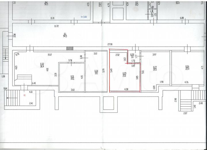 Свободного назначения, 21.5 м²