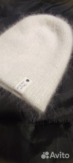 Шапка бини из пуха норки двусторонняя. Женская