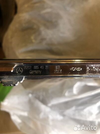 Молдинг заднего бампера mercedes w 212