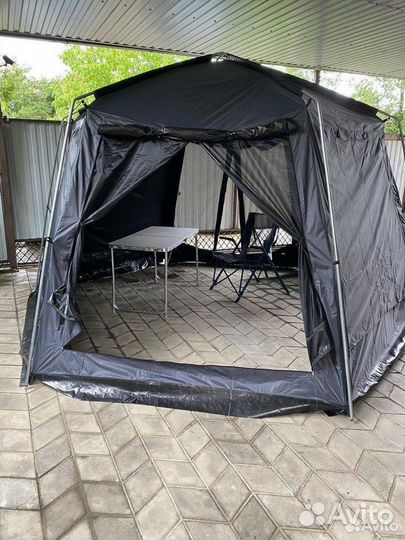 Беседка шатер большая с москитной сеткой