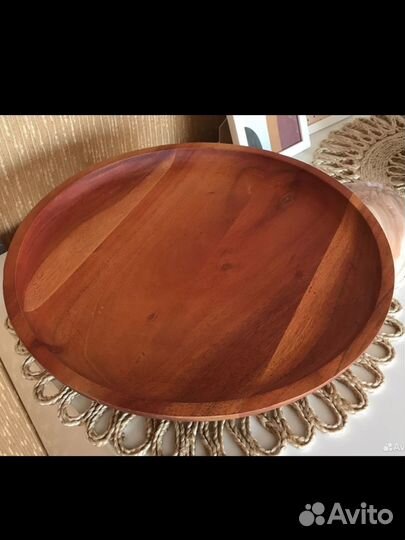 Деревянный поднос HM home