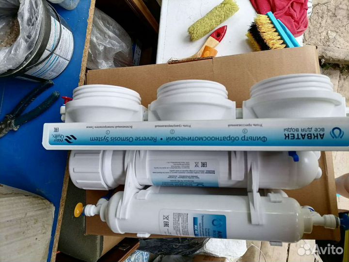 Многоступенчатый проточный фильтр для питьевой вод