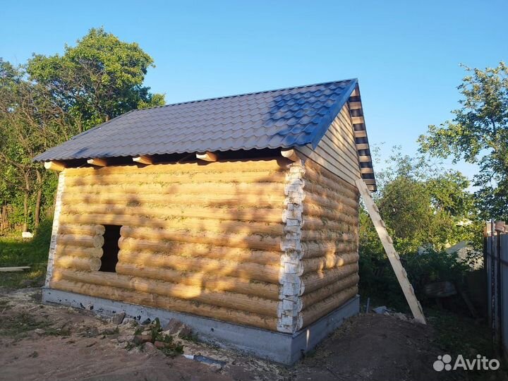 Сруб бани 6х4 с доставкой и сборкой