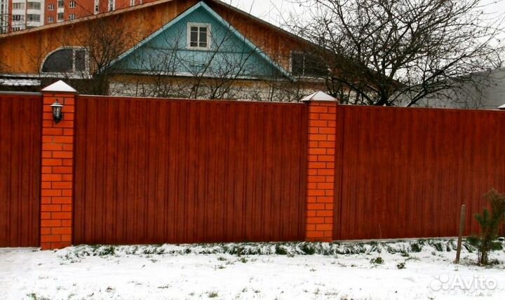 Забор металлический профессионально качественно