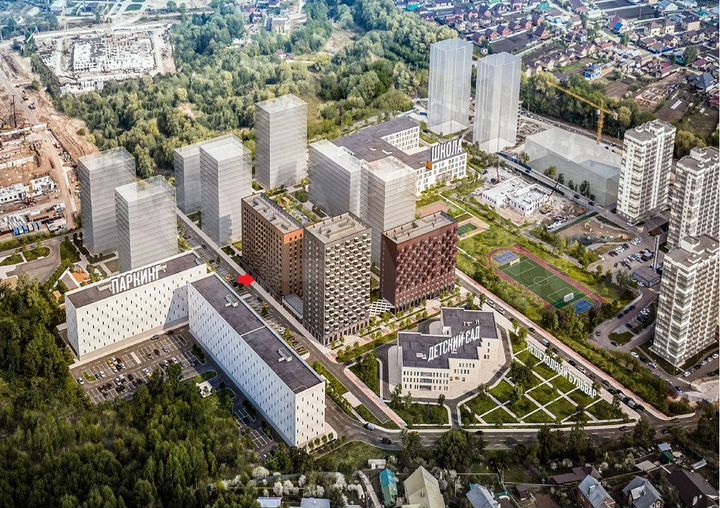 Торговая площадь в ЖК Нокса Парк, 115.6 м²