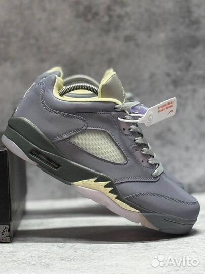 Кроссовки Nike PSG x Air Jordan 5 Low (Арт.81757)