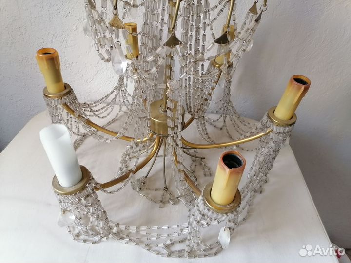 Люстра хрусталь СССР винтаж