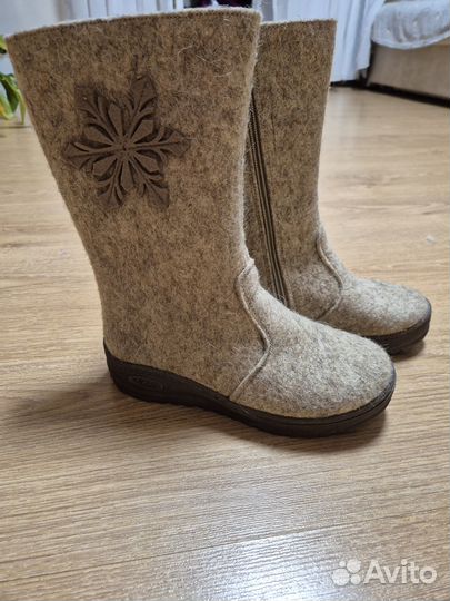 Валенки детские 34 размер почти новые