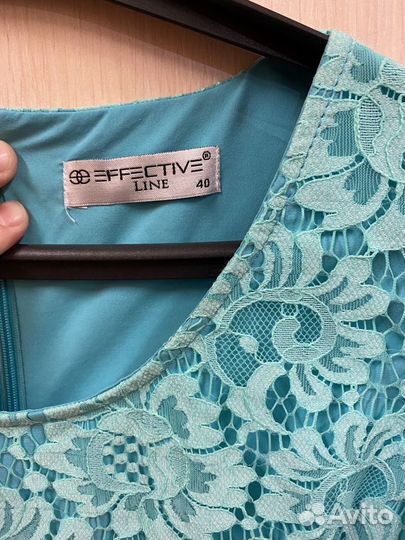 Платье вечернее на выпускной мятное 46