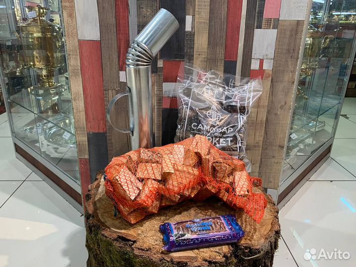 Чайник заварочный для самовара «Хохлома с