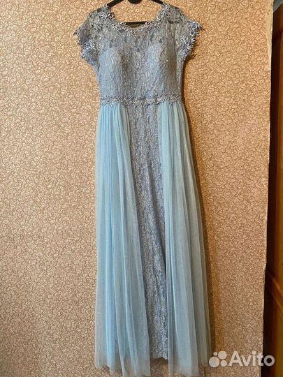 Вечернее платье в пол 44