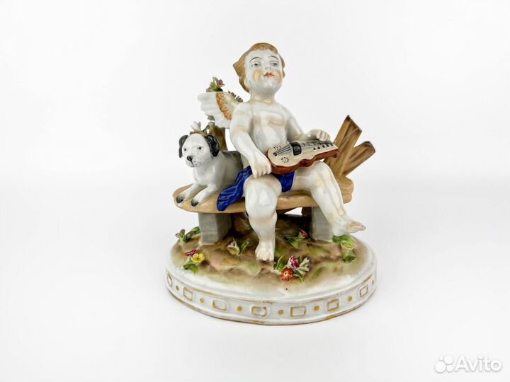 Старинная статуэтка, Германия, фарфор, 1950-60 гг