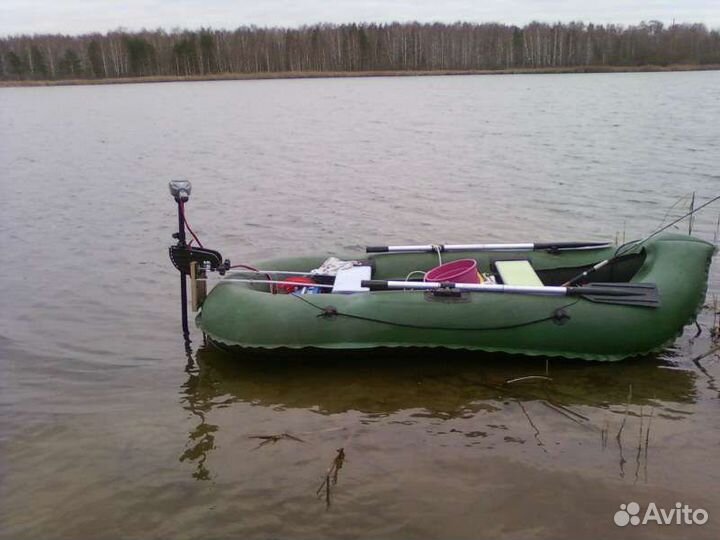 Лодка резиновая с надувным дном Иволга 2