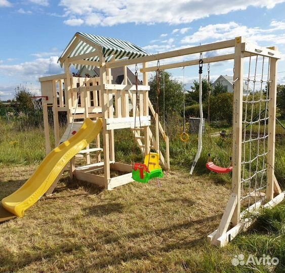 Детская игровая площадка уличная Савушка Мастер 4