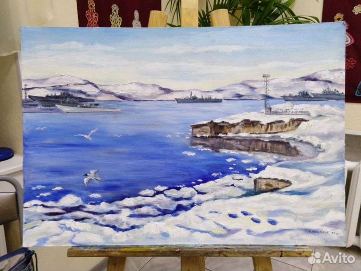 Залив. Североморск