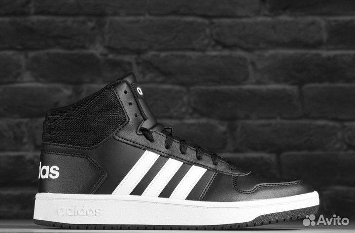 Мужские кеды Adidas hoops 2.0 MID FY8618