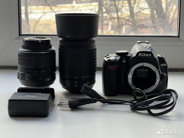 Зеркальный фотоаппарат nikon d3000