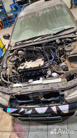 Двигатель с коробкой и раздаткой