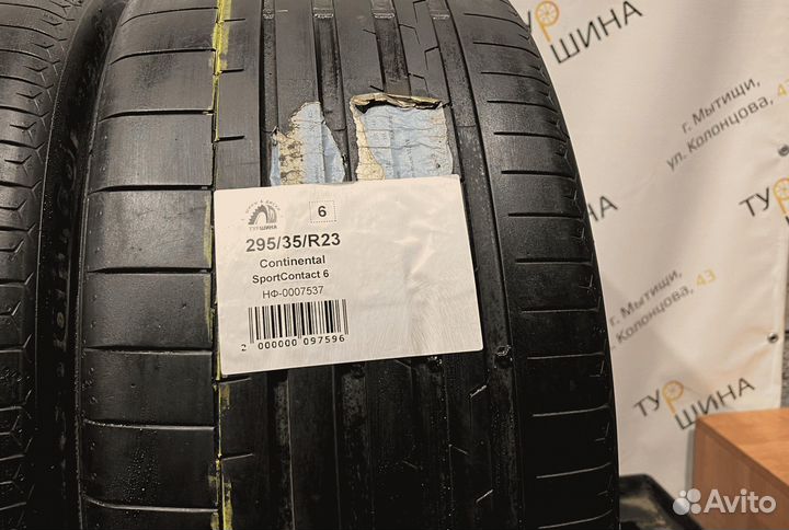 Continental SportContact 6 295/35 R23 94Y
