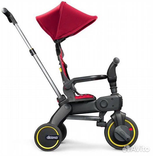 Складной велосипед Doona Liki Trike S1, красный