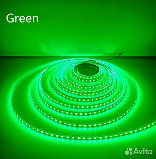 Лента светодиодная 12в зеленая