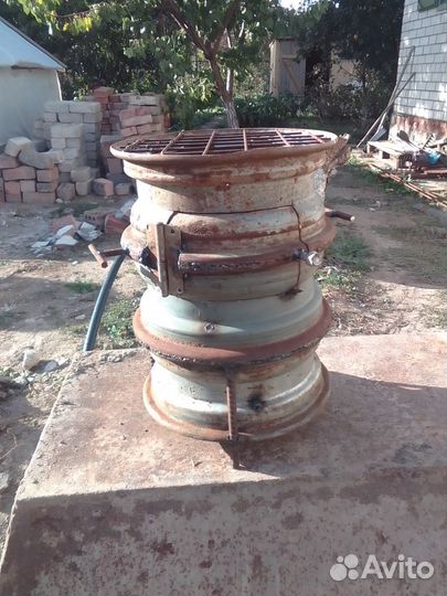 Печь под котел казан