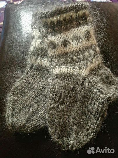 Пуховые носочки из Воронежского пуха