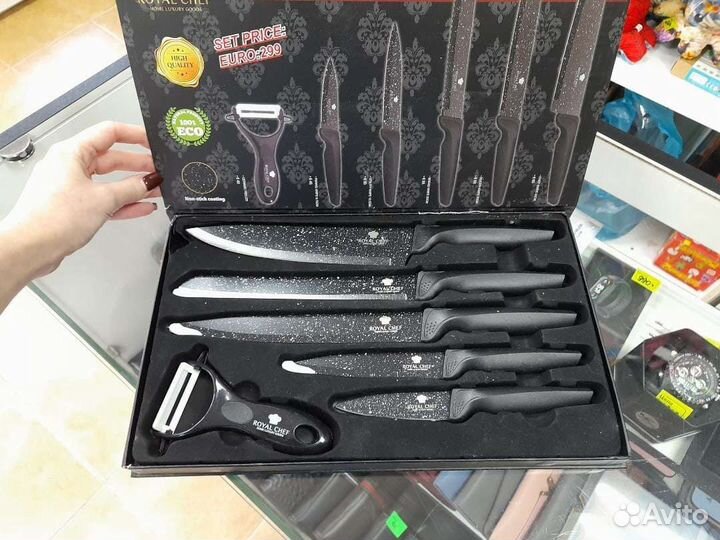 Набор кухонных ножей. Доставка бесплатно