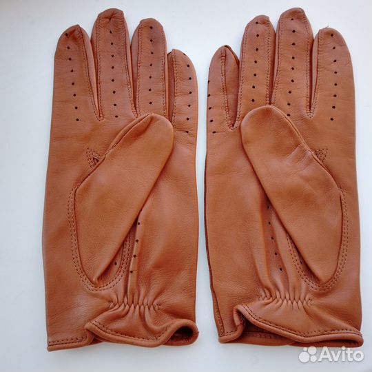 Перчатки кожаные
