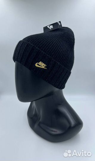 Шапка Nike черная премиум качество