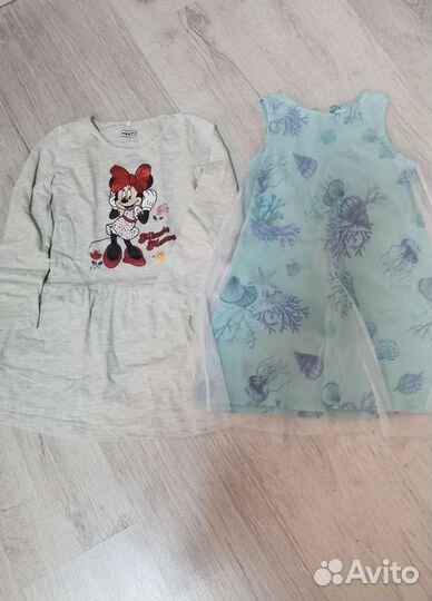 Вещи для девочки пакетом 110-122