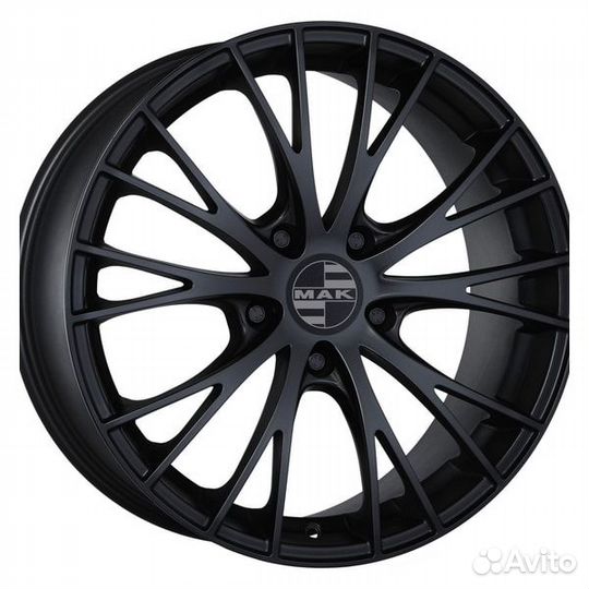MAK Rennen 19X8J 5X112 ET21 DIA66.45 Matt Black