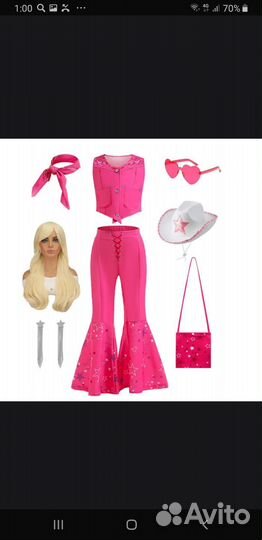 Костюм барби с париком в наличии прокат аренда