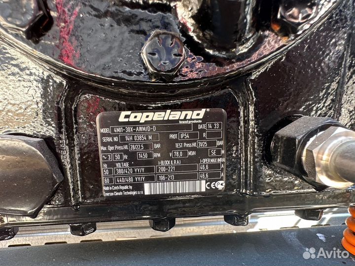 Цхм на поршневых Copeland Компрессора 126 кВт