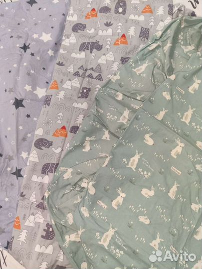 Простыни на резинке 70*90 для кроватки mommy lux