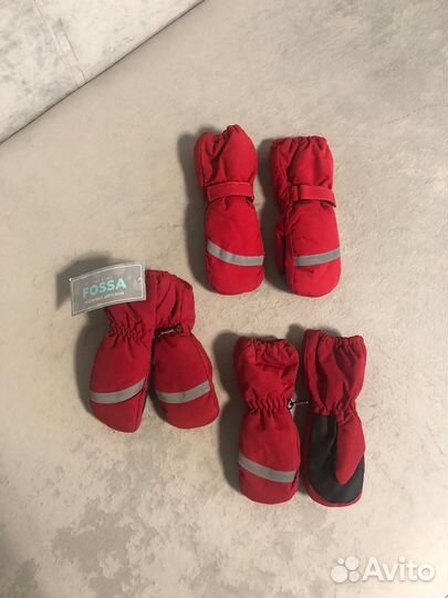 Зимние детские краги/варежки