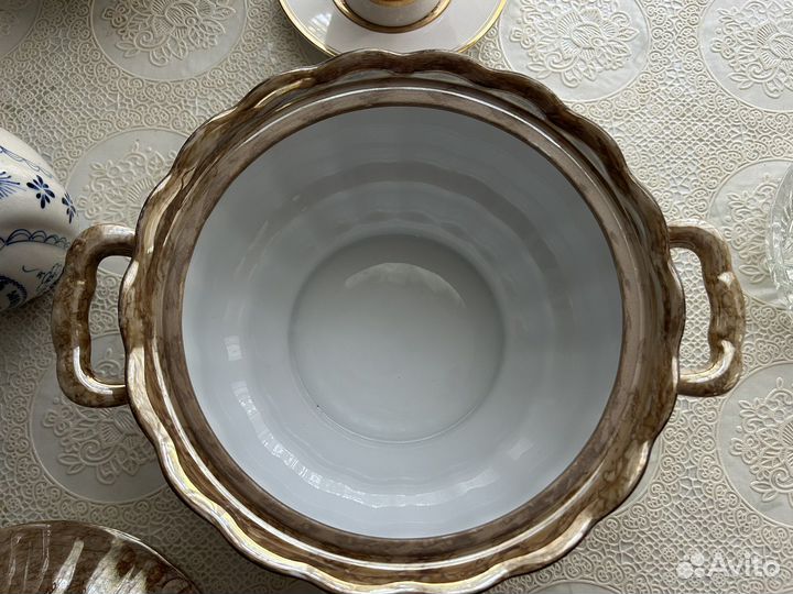 Фарфоровая супница СССР