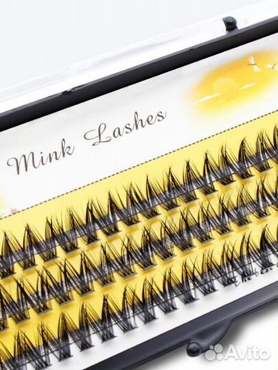 Накладные ресницы пучки