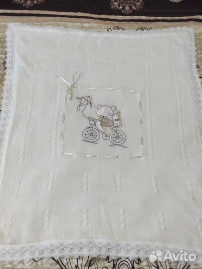 Плед детский новый теплый