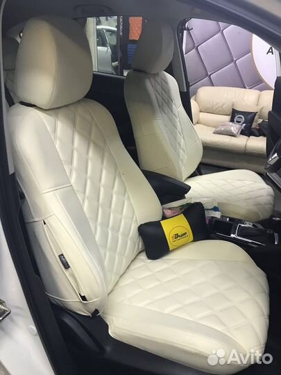 Авточехлы из экакожи для мазды сх -5 +Установка