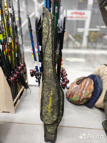 Чехлы для удочек и спиннингов в ассортименте