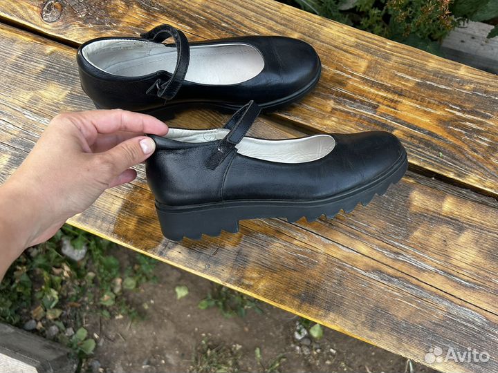 Туфли новые 34 размер натуральная кожа