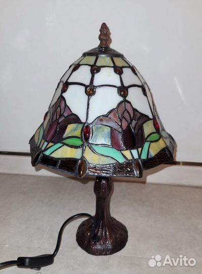 Настольная лампа светильник под Тиффани винтаж