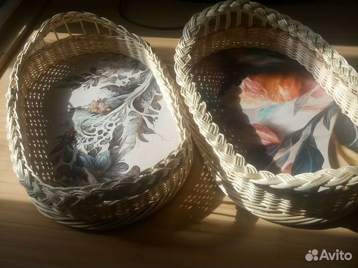 Поднос из лозы