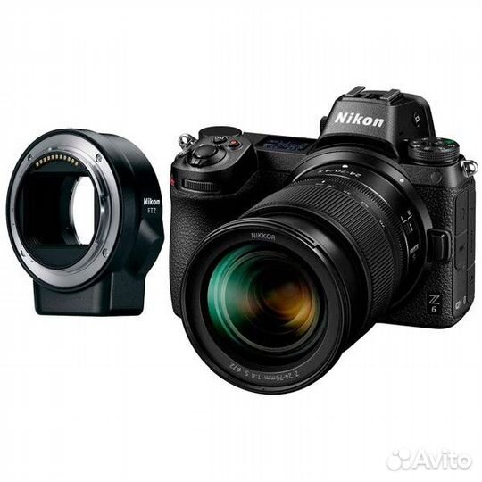 Nikon Z 6 + 24-70mm f4 + FTZ Adapter Kit, рст