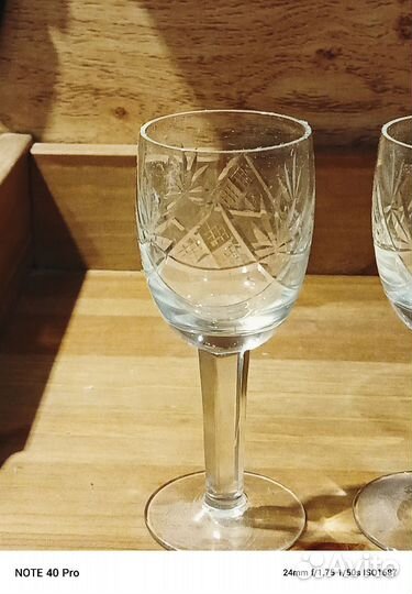 Фужеры хрустальные СССР