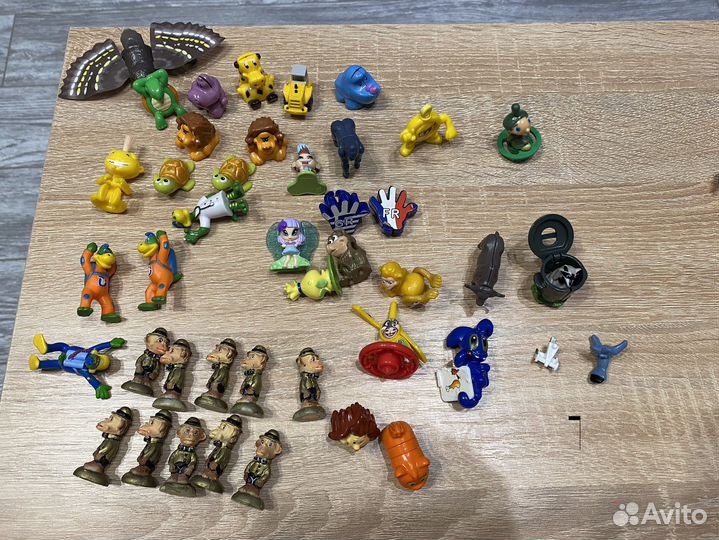 Игрушки киндер сюрприз из разных коллекций