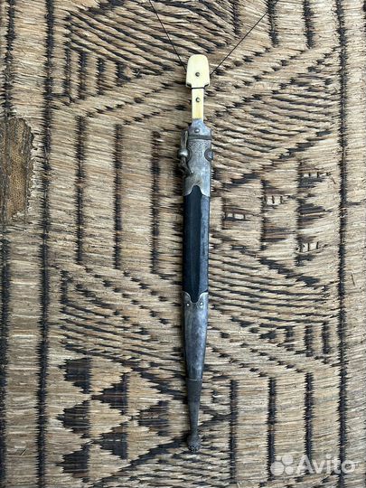 Серебряный черкесский пояс, газыри, ножны