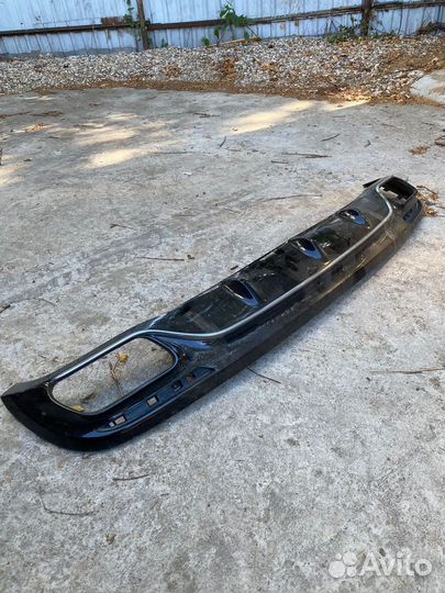 Диффузор на задний бампер w217