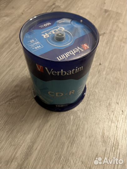 Диски CD-R и DVD-R 100 шт